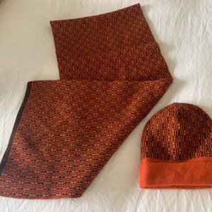 Authentic Hermes Paris Cashmere Scarf and Beanie